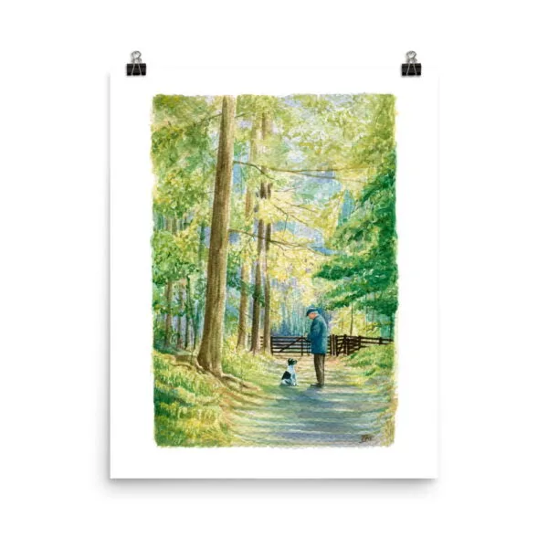 Man's Best Friend | Watercolor Print