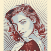 Lauren Bacall Vector Artwork