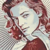 Lauren Bacall Vector Artwork