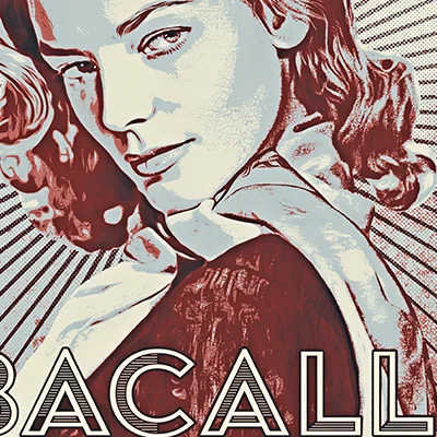 Lauren Bacall Vector Artwork