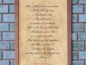 The Lord's Prayer - Matthew 6:9-13