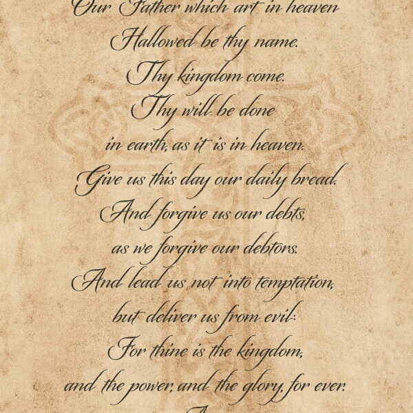 THE LORDS PRAYER MATTHEW 6913 MIDDLE CLOSEUP 1200x1200px