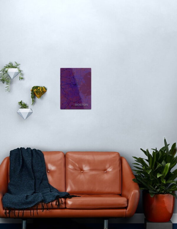 boston-map-redbubble-mockup.jpg Boston Road Map | Digital Art Metal Print