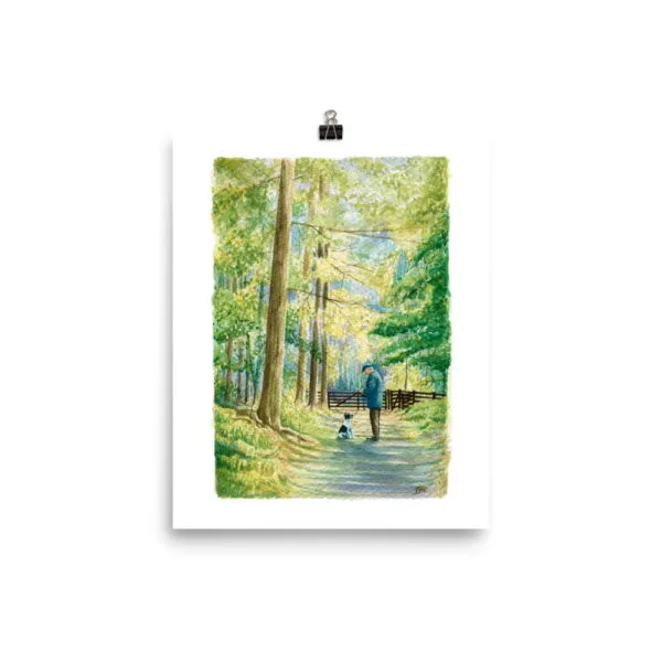 Man's Best Friend | Watercolor Print