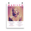 Marilyn Monroe Word Search Poster