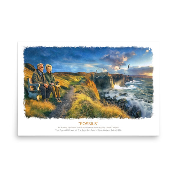 FOSSILS print by Gerard Fay