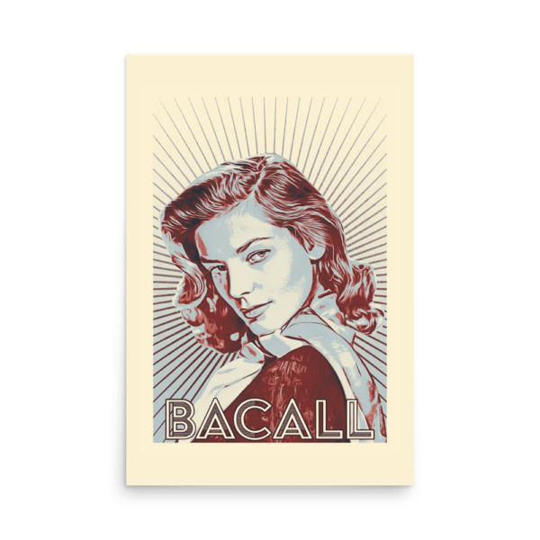 Lauren Bacall Vector Artwork