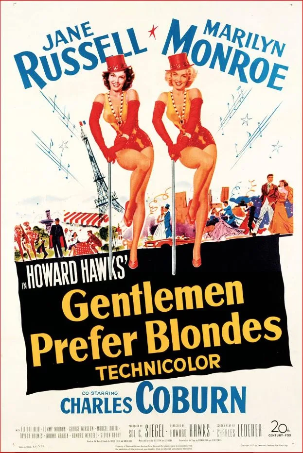 marilyn monroe  gentlemen prefer blondes