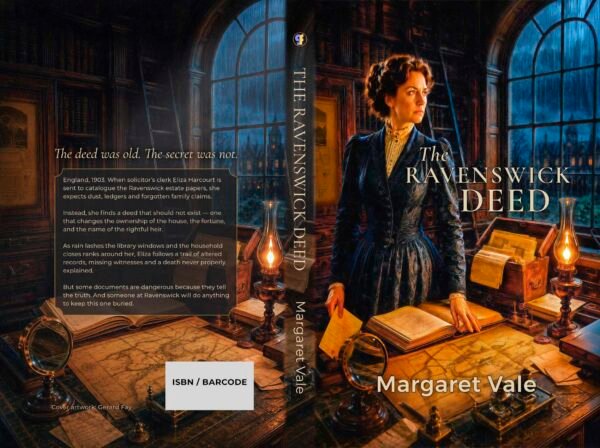 The Ravenswick Deed historical mystery book cover paperback wrap preview
