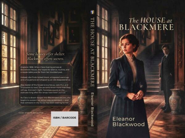 The House at Blackmere historical mystery book cover paperback wrap preview