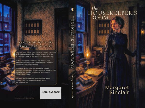 The Housekeeper’s Room historical mystery book cover paperback wrap preview