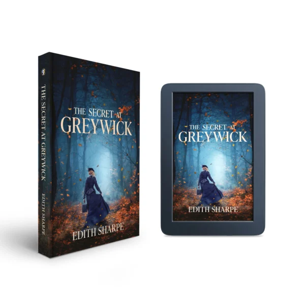 GF_COVER_001_The_Secret_at_Greywick_MOCKUP_PAPERBACK_AND_EBOOK Paperback and ebook mockup of The Secret at Greywick by Gerard Fay