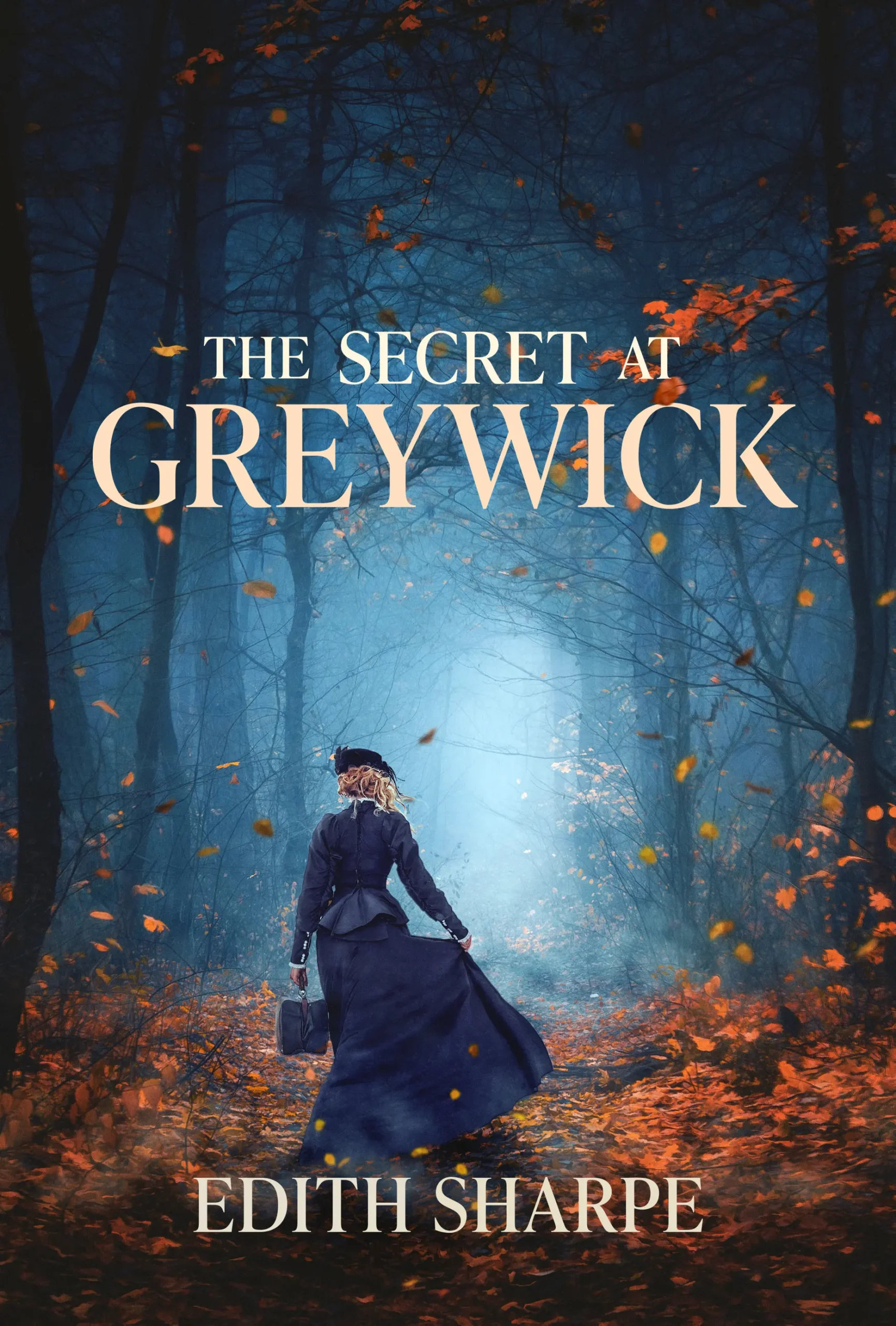 The Secret at Greywick exclusive premade historical mystery book cover by Gerard Fay